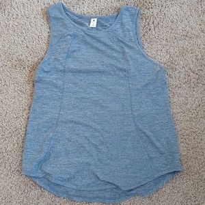 Yogalicious Blue Gray Workout Tank Top With Keyhole Back Size Small